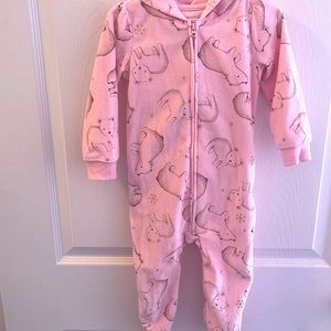 Infant - Toddler Jumpsuit Pajama with Hoodie